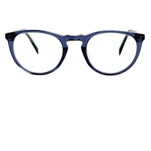 Warby Parker Haskell M 754 Azure Crystal Blue Round Polarized 47-20-140 H18383 - Picture 1 of 6